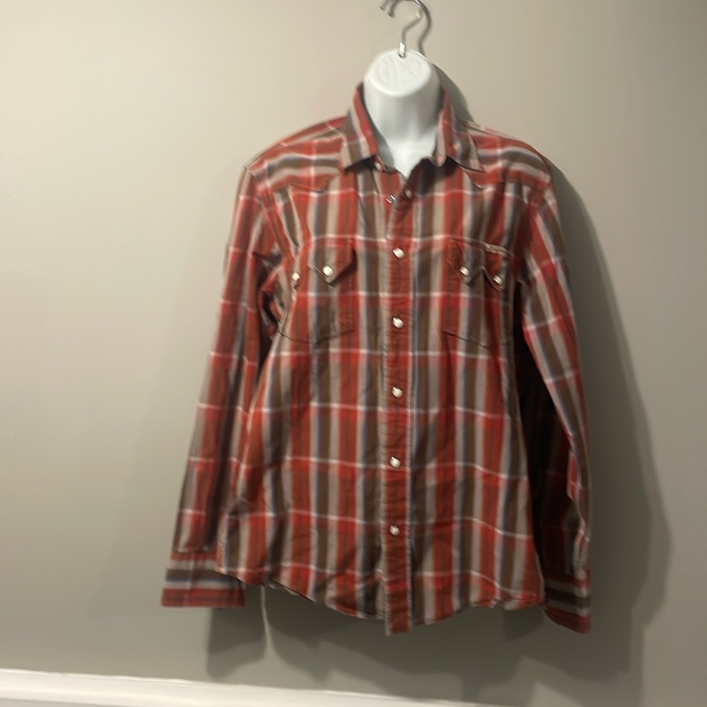 Lucky brand, sportswear, pure cotton, long sleeve button-down shirt for women M